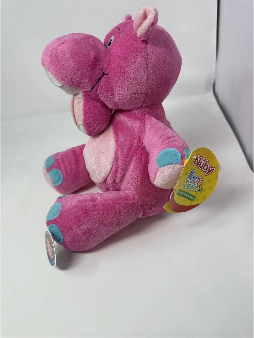 Pink Hippo Plush Stuffed Animal